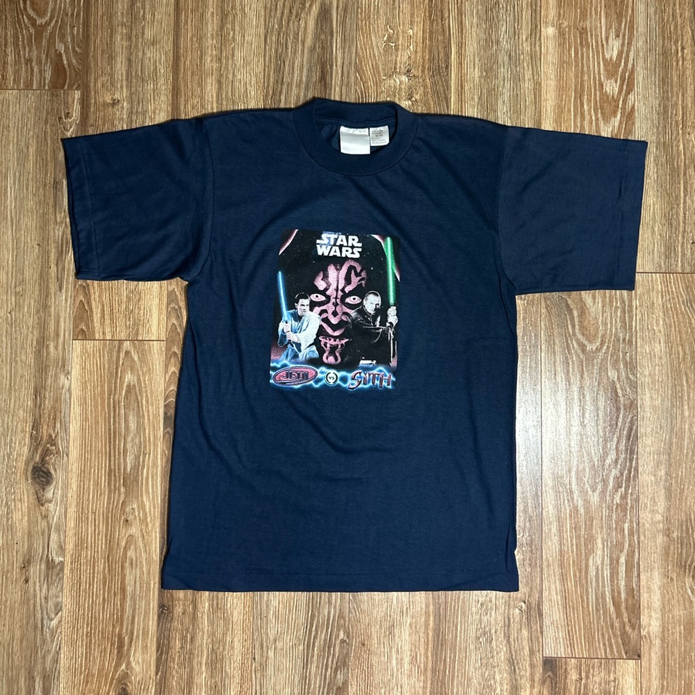 Vintage 1999 Star Wars Episode I Jedi Vs Sith T-Shirt Youth XL